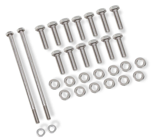 Mr. Gasket Oil Pan Bolt Set GM LS Engines S/S 60850G