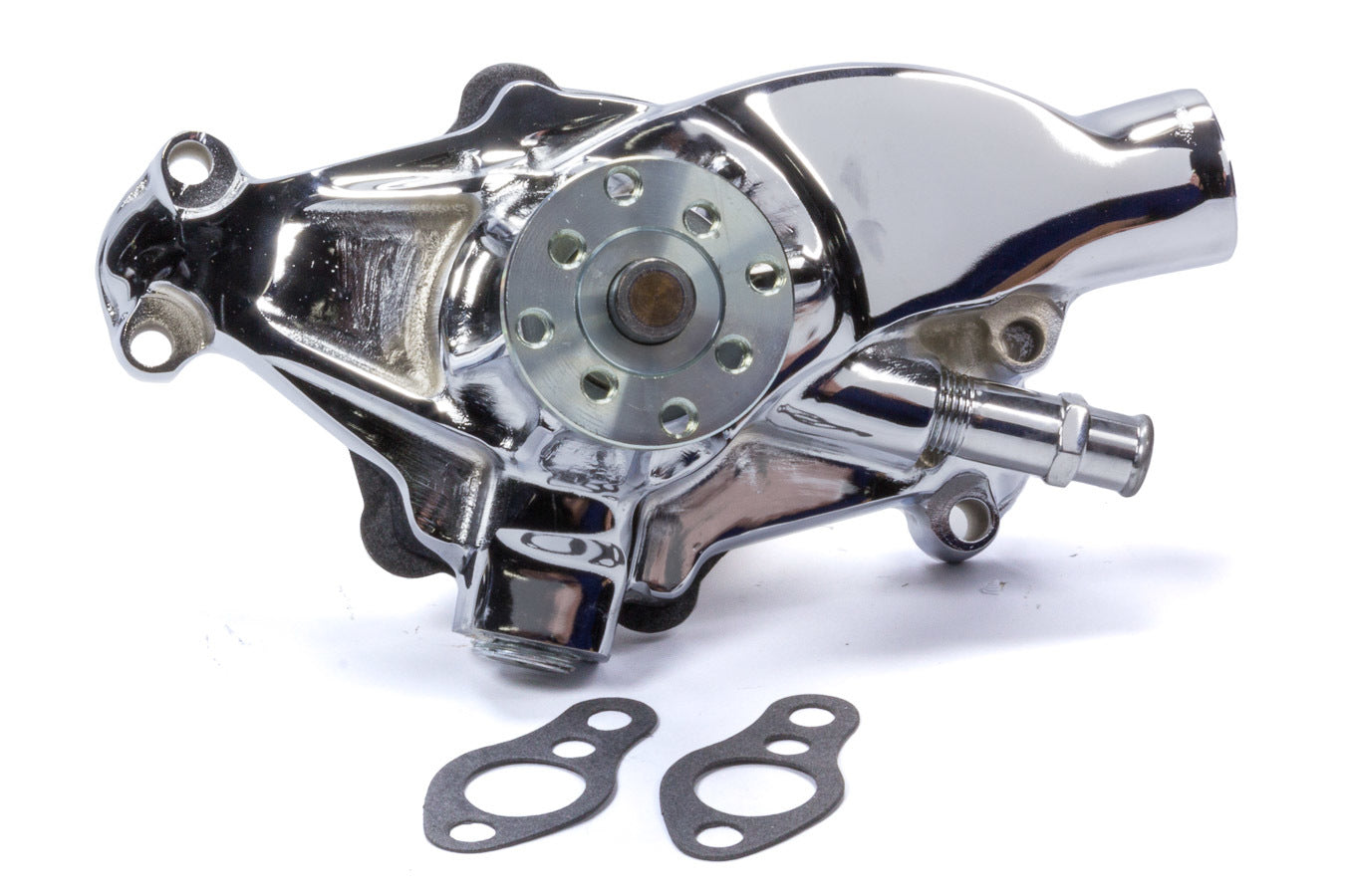 Mr. Gasket Water Pump SBC Short, Chrome Finish 70108CG
