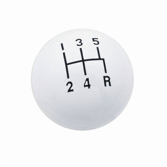 Mr. Gasket Shifter Knob Classic 5-Speed White 9619