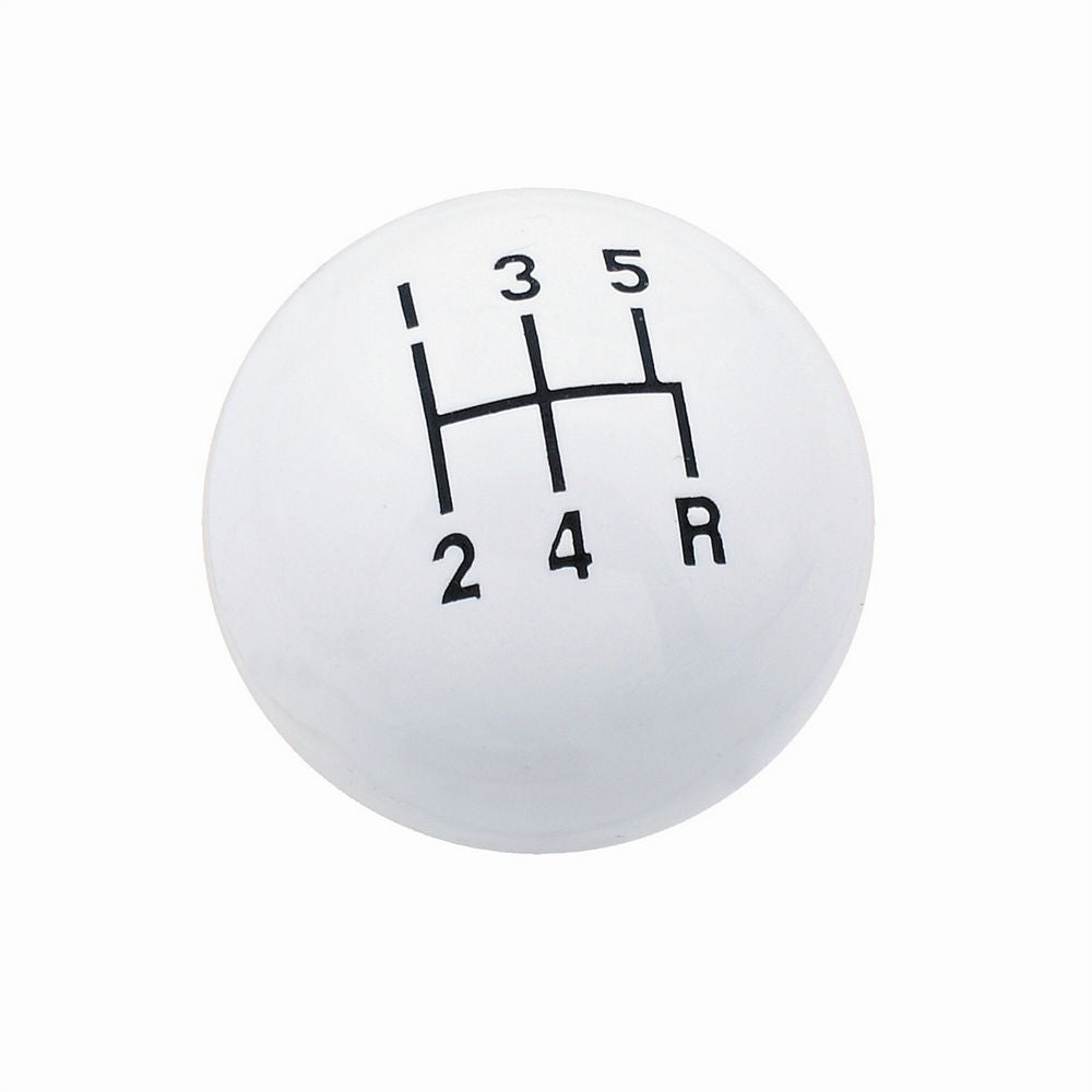 Mr. Gasket Shifter Knob Classic 5-Speed White 9619
