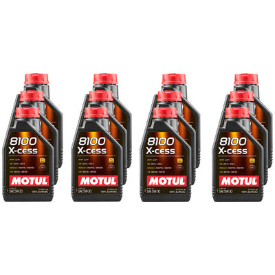 Motul 8100 X-Cess 5W30 Oil 1 Liter (case of 12)