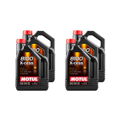 Motul 8100 X-Cess 5W30 Oil 5 Liters (case of 4)