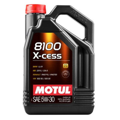 Motul 8100 X-Cess 5W30 Oil 5 Liters