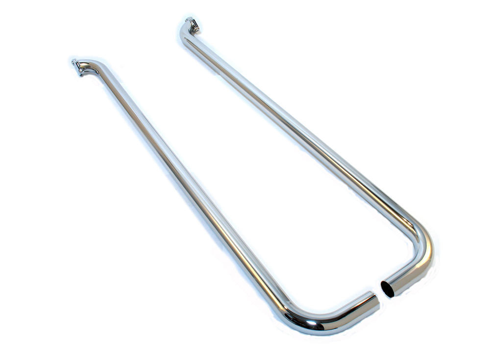 Patriot Exhaust Lake Pipes - 1 Outlet 80" Long H1283