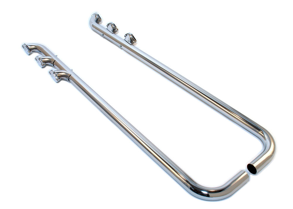 Patriot Exhaust Lake Pipes - 3 Outlets 80" Long H1284