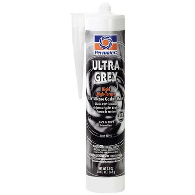 Permatex Ultra Grey Rigid High-Torque RTV Silicone Gasket Maker - 13 oz Tube