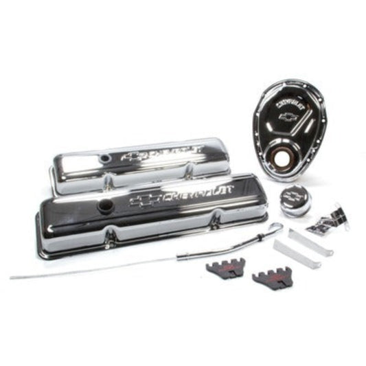 Small Block Chevy (SBC) Chrome Engine Dress-Up Kit