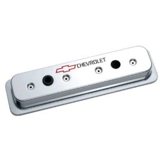 Small Block Chevy (SBC) Chrome Die Cast Center Bolt Valve Covers