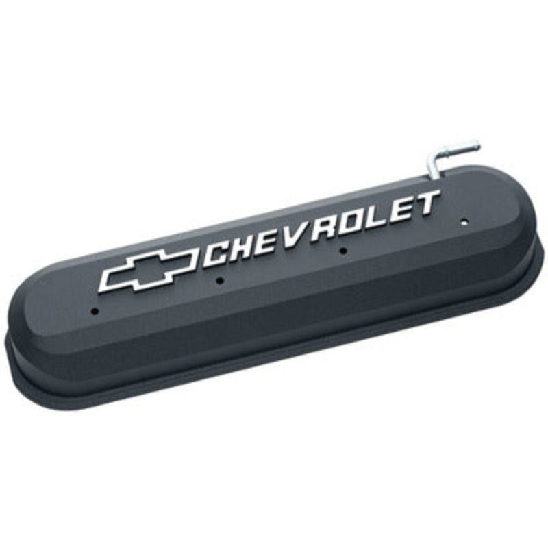 GM LS Valve Covers - Blant Edge - Black Crinkle