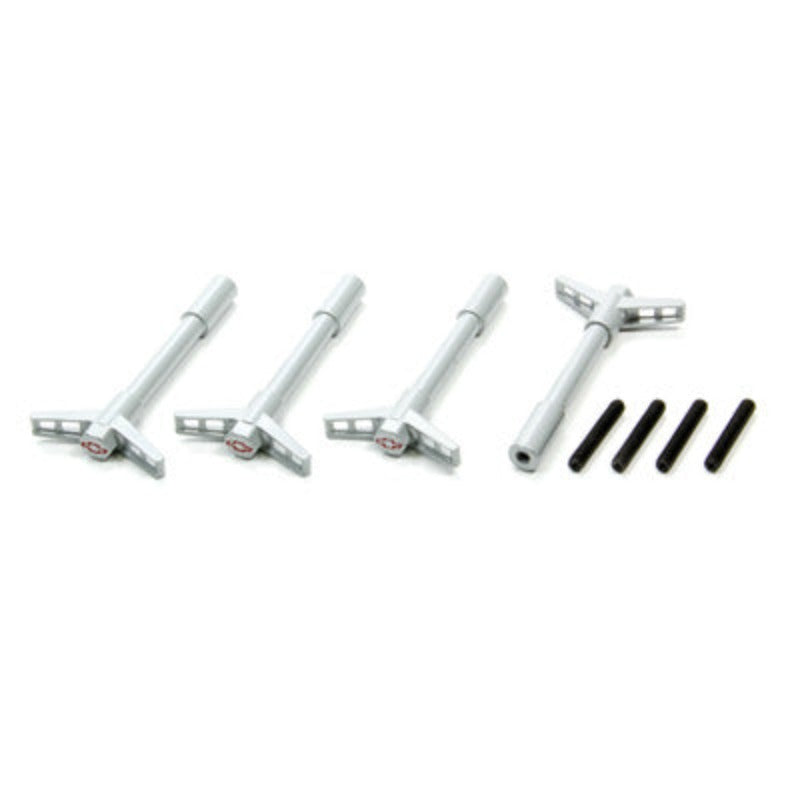 Hi-Tech Gray Valve Covers Wing Nuts 4-pc