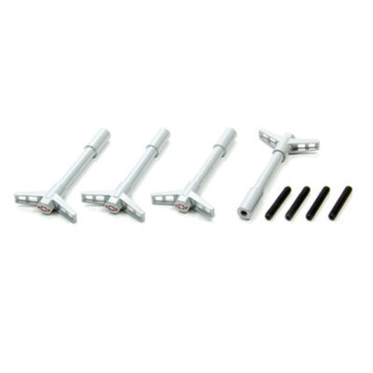 Hi-Tech Gray Valve Covers Wing Nuts 4-pc