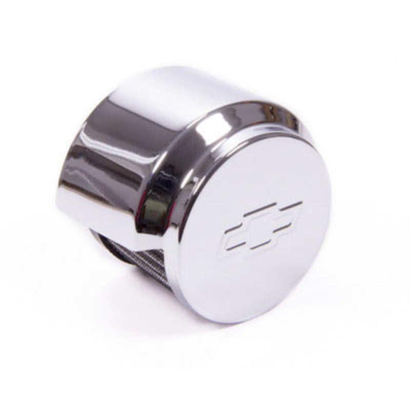 Chrome Push In Valve Covers Breather W/ Hood