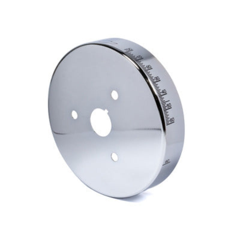 Small Block Chevy (SBC) 6 3/4in Balancer Cover Chrome