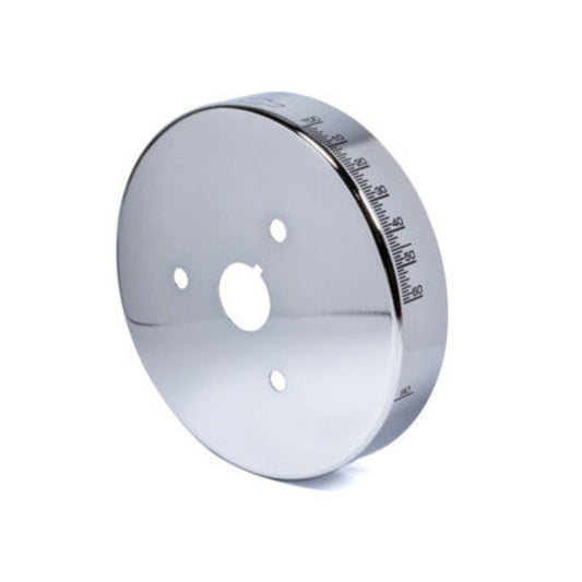 Small Block Chevy (SBC) 6 3/4in Balancer Cover Chrome