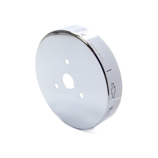 Small Block Chevy (SBC) 8in Balancer Cover Chrome