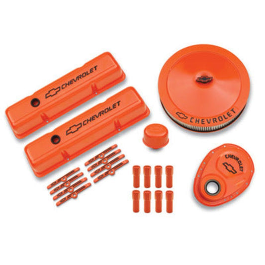 Small Block Chevy (SBC) Orange Dress-Up Kit