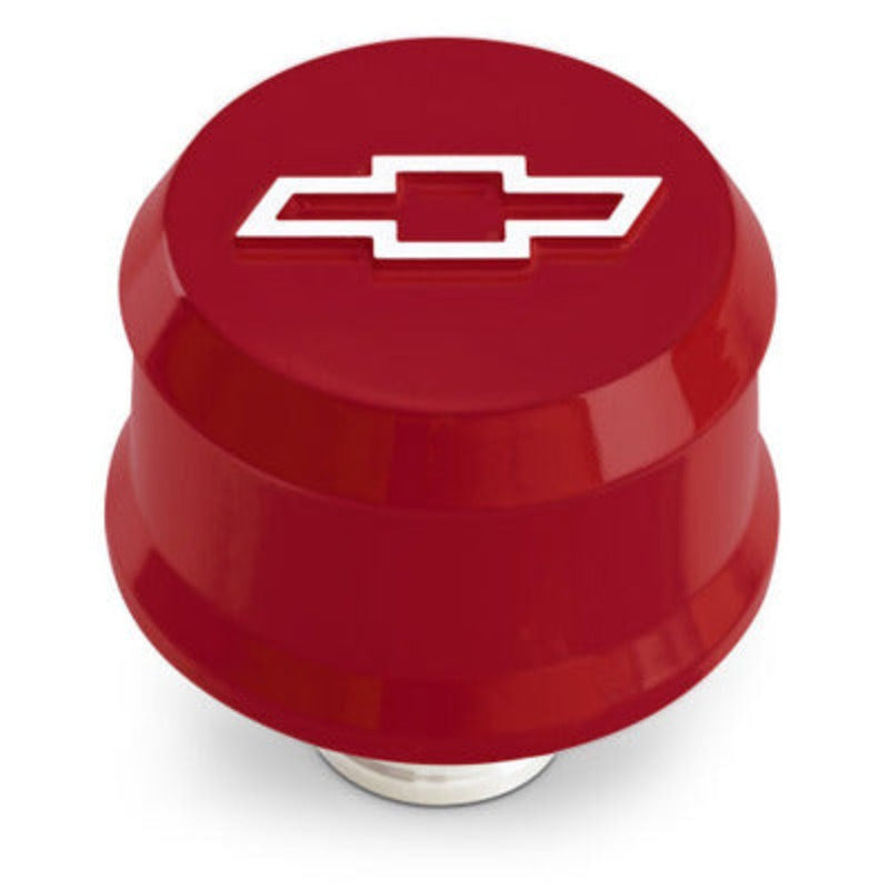 Proform Slant Edge Breather Cap Raised Bowtie Emblem Red