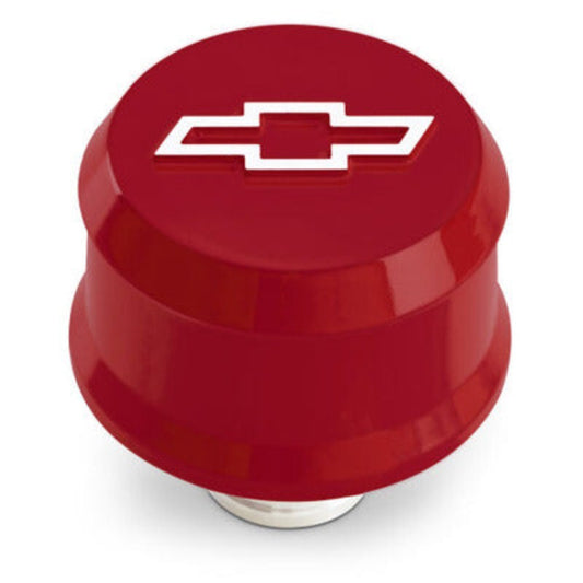 Proform Slant Edge Breather Cap Raised Bowtie Emblem Red
