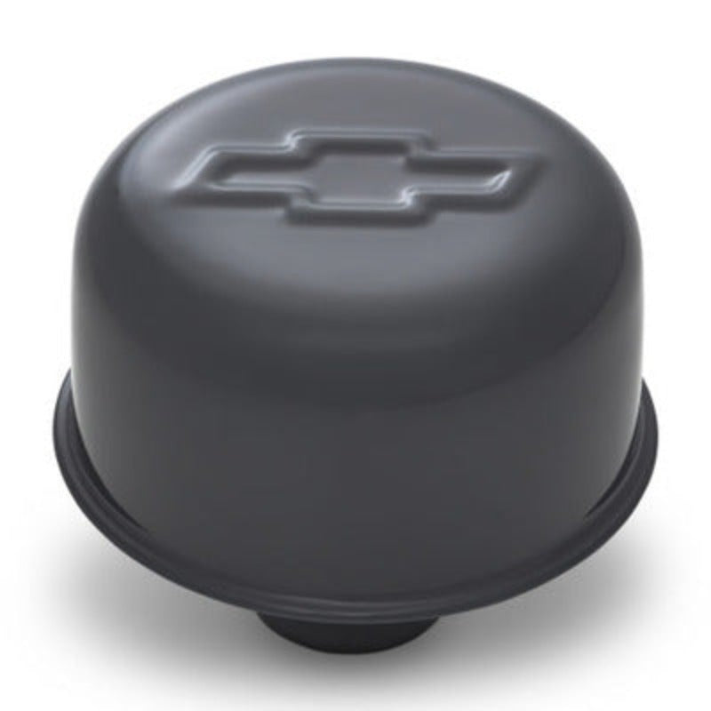 Push-In Breather Cap Shark Gray - Bowtie Logo