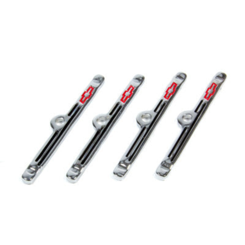 Street Chrome Valve Covers Hold Down Clamps 4-pc