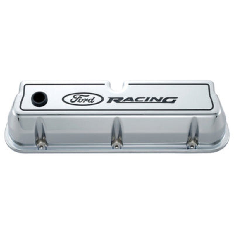 Ford Racing Aluminum Valve Covers Chrome