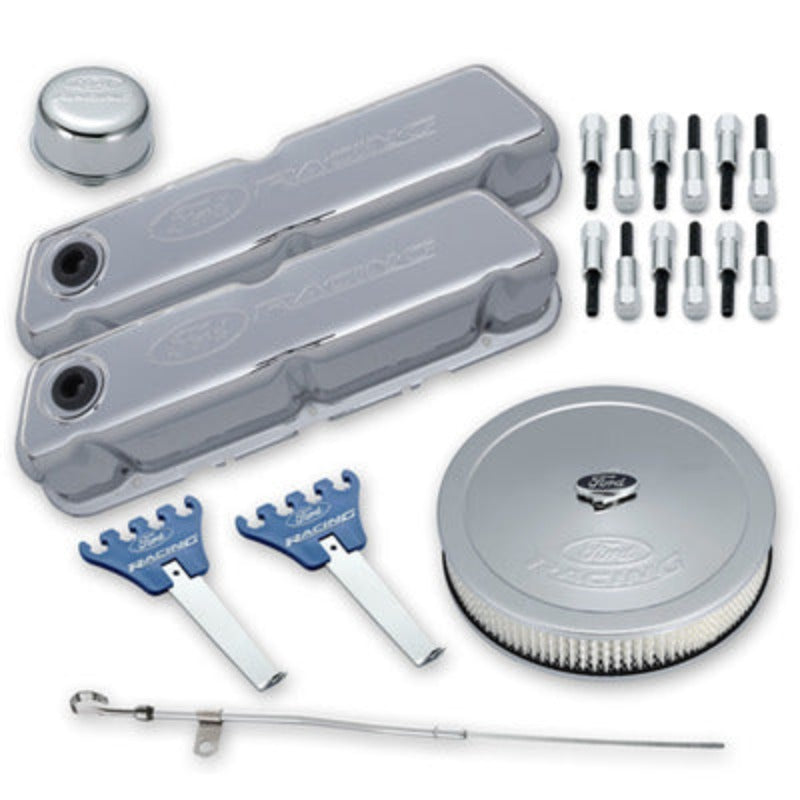 Ford Racing Dress-Up Kit - Chrome Embossed
