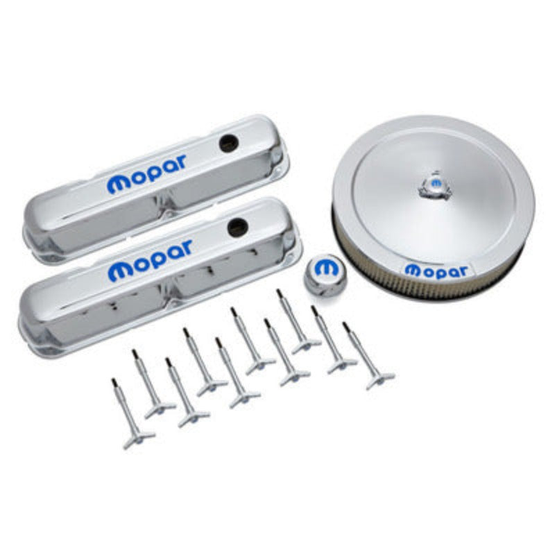 Engine Dress-Up Kit Chro me w/Blue MOPAR