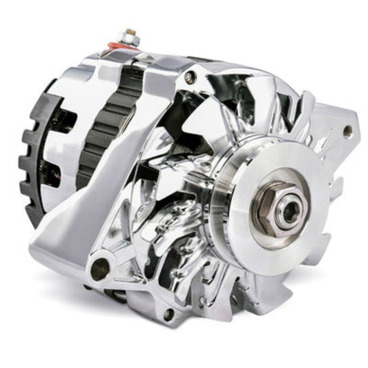 GM CS130 160 Amp Alternator Chrome Finish