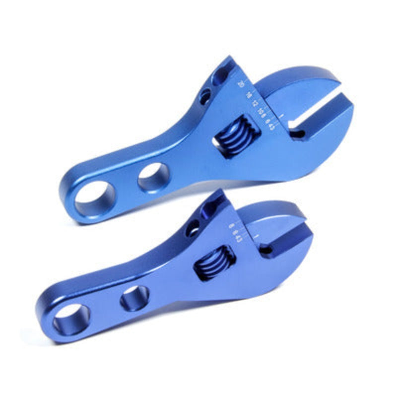 Stubby Aluminum Adjustable AN Wrench Set -3an to -20an