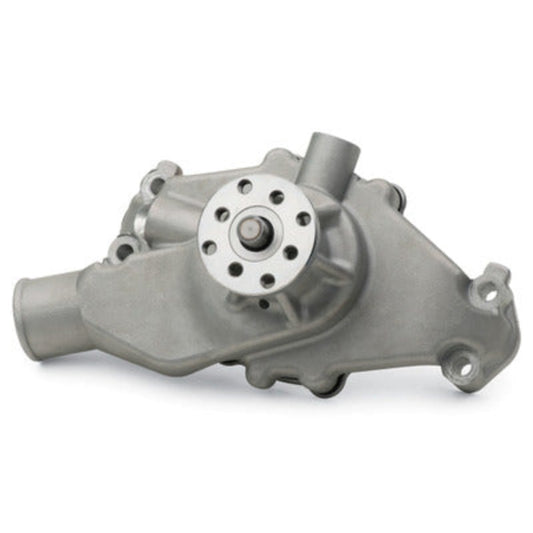 Small Block Chevy (SBC) Aluminum Water Pump Short Satin Finish