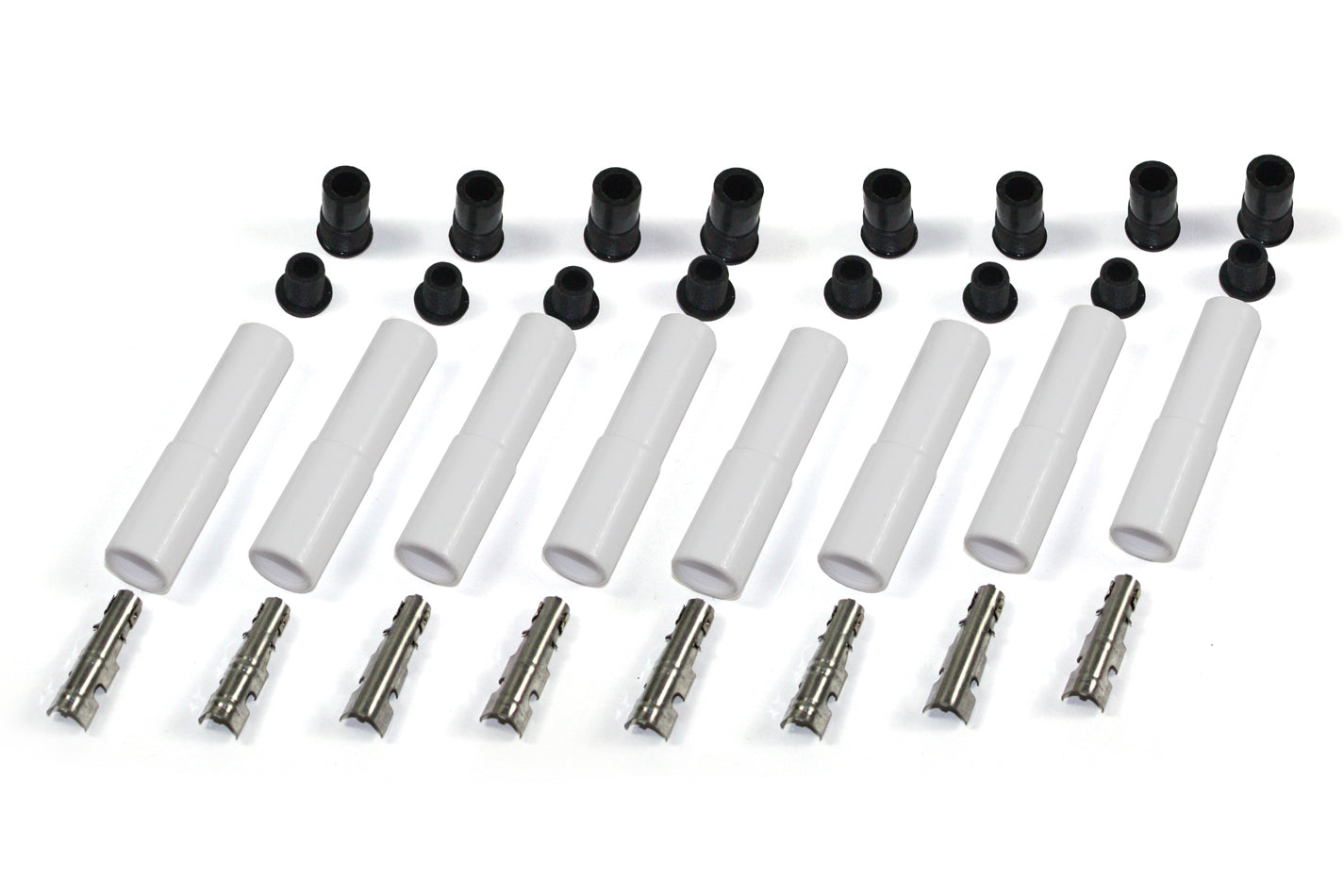 PerTronix Ceramic Spark Plug Boot Kit Straight (8pk White) 8502HT-8
