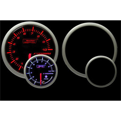 Prosport Premium Tachometer 2-1/16" - Amber/White