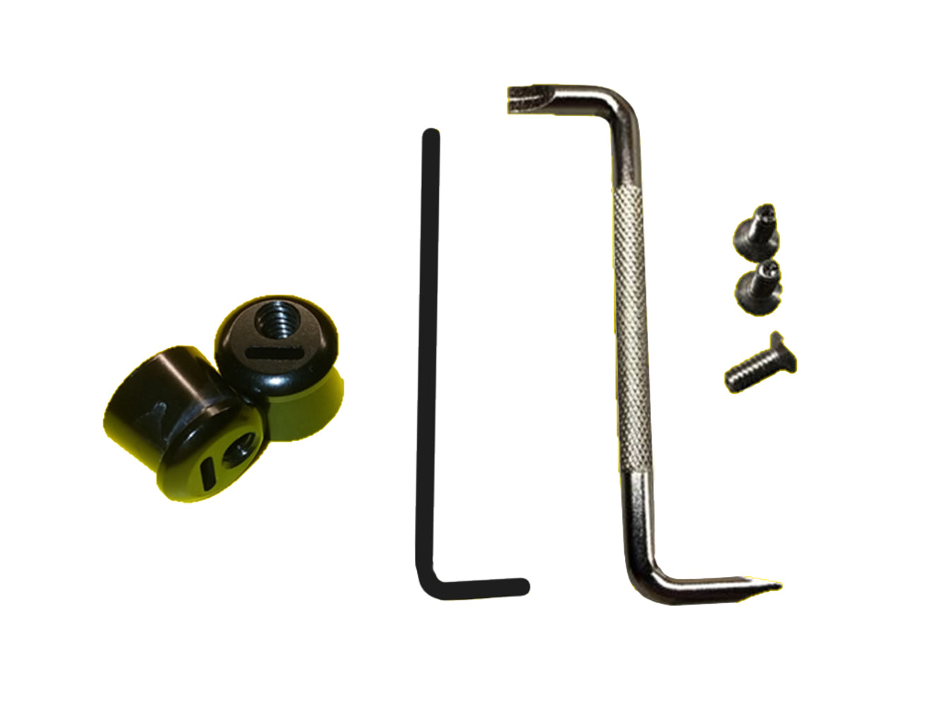 Pulse Racing Tear Off Post Black Lockdown w/Tools LTP001BK