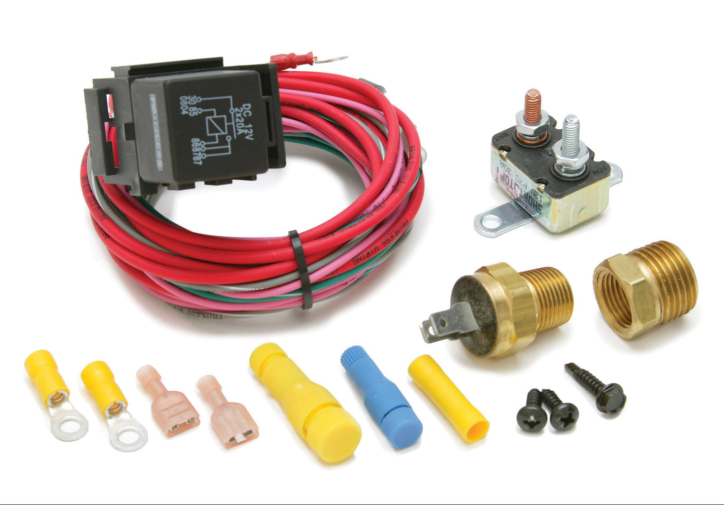 Painless Performance A/C Activated Cooling Fan Relay (On 195/Off 180) 30114