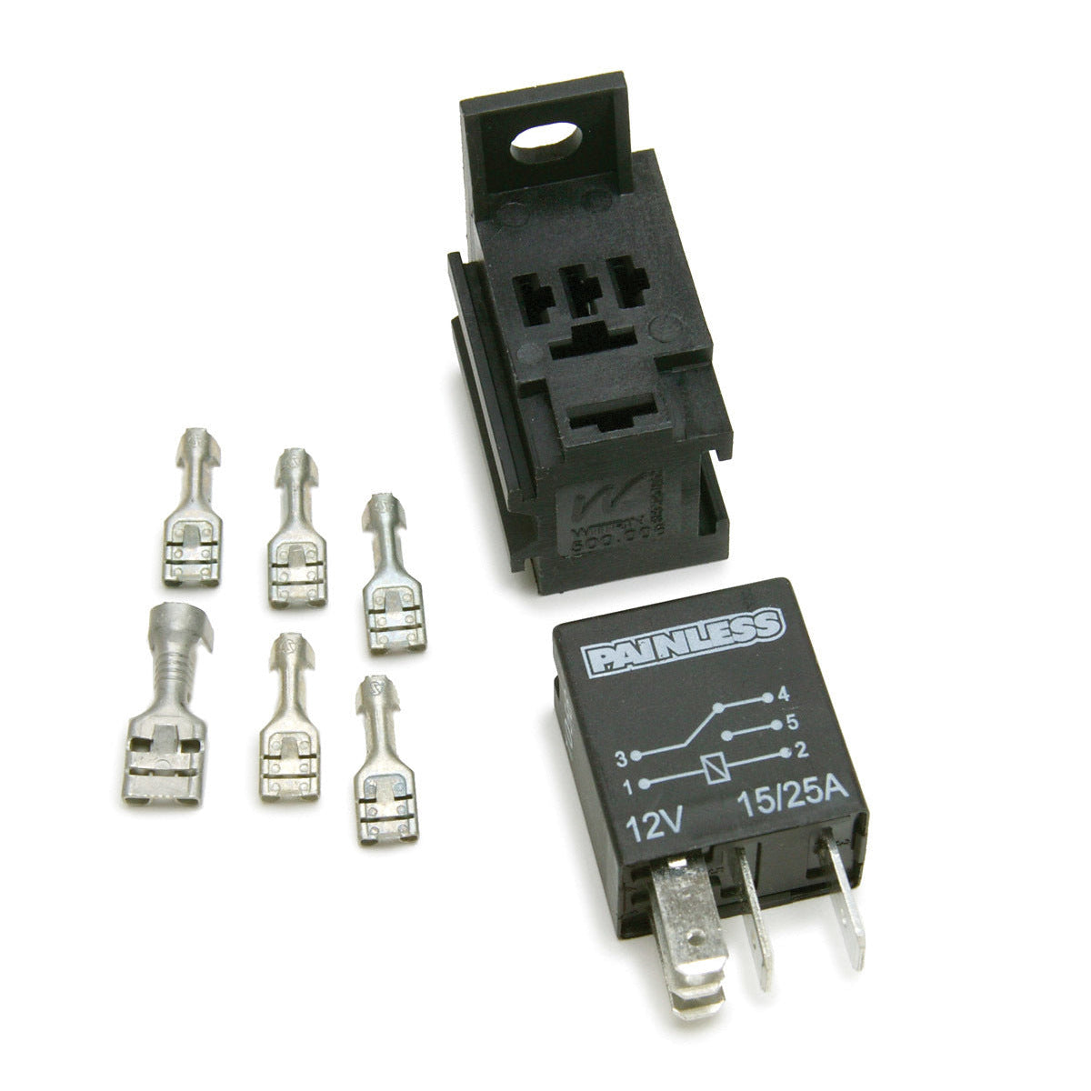 Painless Performance Micro Relay w/Base & Terminals 80136