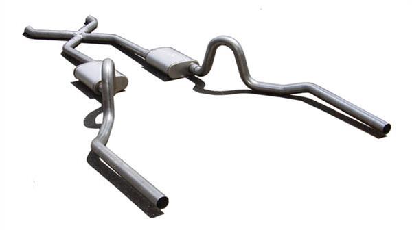 Pypes 1964-1972 GM A-Body 2.5in Crossmember Back Exhaust SGA10