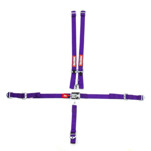 RaceQuip 5-Pt Jr Latch and Link Harness - Purple