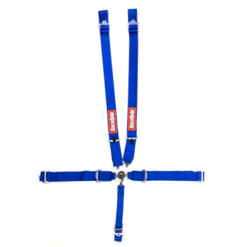 RaceQuip SFI Sportsman 5-Pt Camlock Pull-Down Lap Belts - Blue