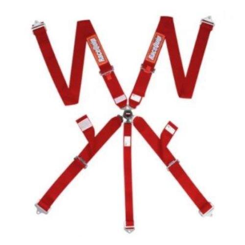 RaceQuip SFI Sportsman 5-Pt Camlock Pull-Up Harness - Red
