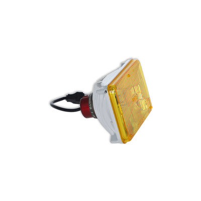 RetroBright Headlight LED Sealed 4x6 Rectangle Yellow