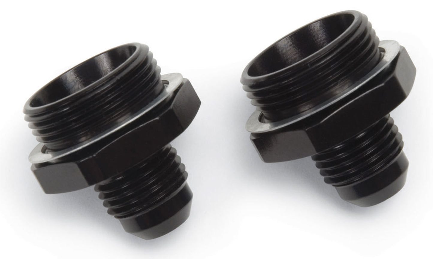 Russell P/C #6 to 7/8-20 Holley Carb Fittings (2pk) 640223