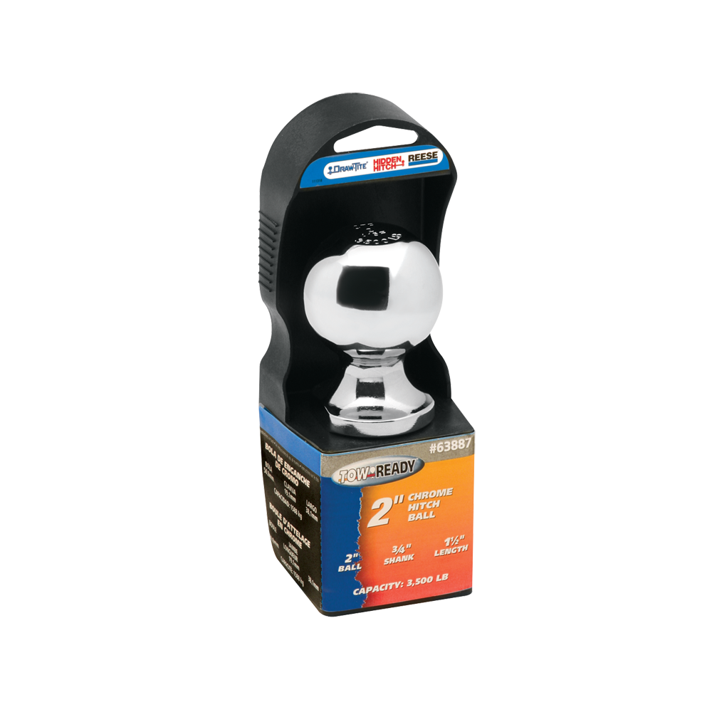 Reese Hitch Ball 2in Chrome