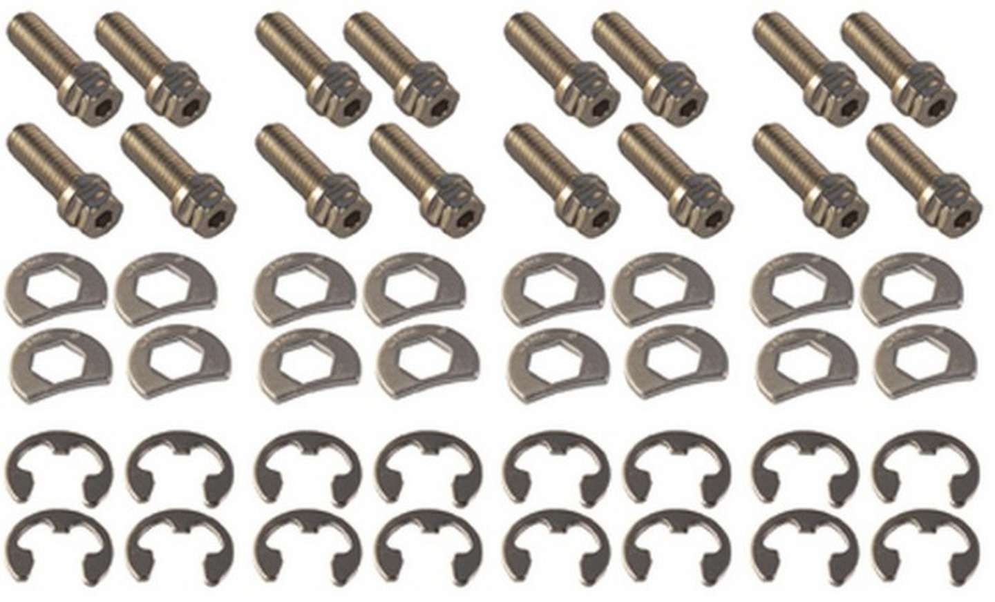 Stage 8 Header Bolt Kit - 6pt 3/8-16 x 1" (16pk) 8913A