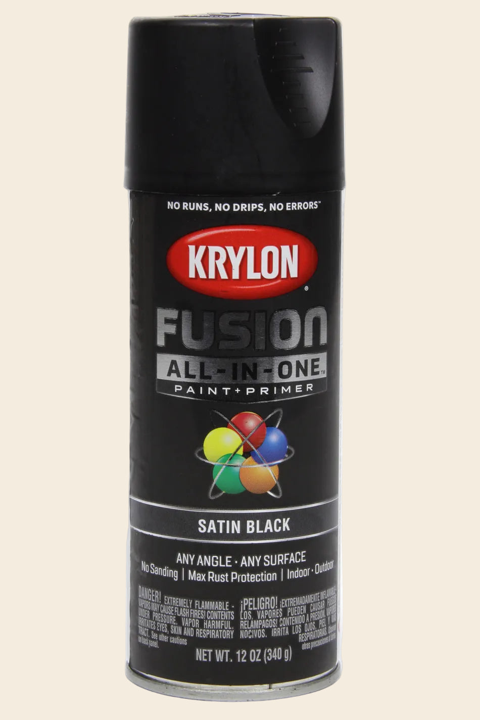 Dupli-Color Paint Satin Black Krylon Fusion 2732