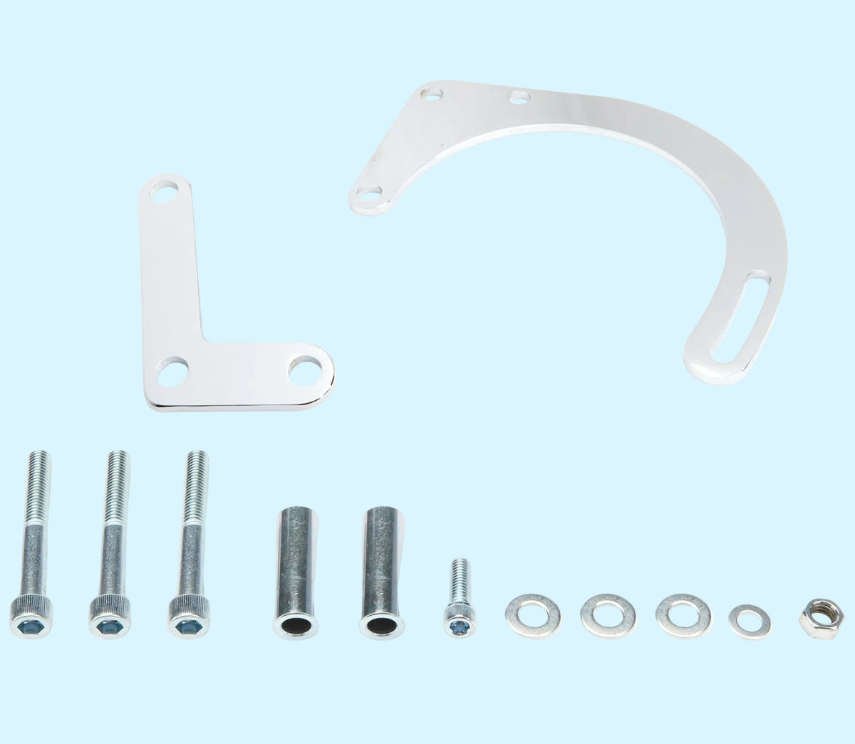 Specialty Products Alternator Bracket SBC Low Mount Chrome 6079