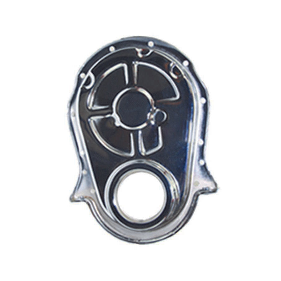 Specialty Products BBC Steel Timing Chain Cover Chrome 7221