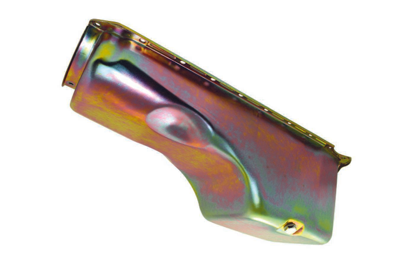 Specialty Products Engine Oil Pan 65-90 BBC Steel Stock Zinc 7444Z