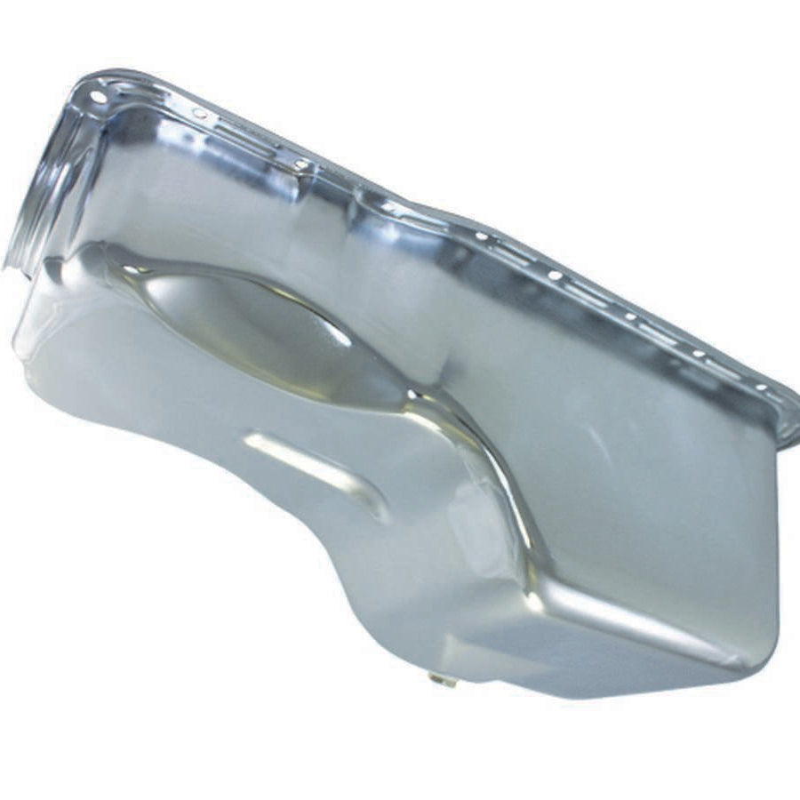 Specialty Products Engine Oil Pan 67-81 SBF 351W Steel Stock Chrome 7452