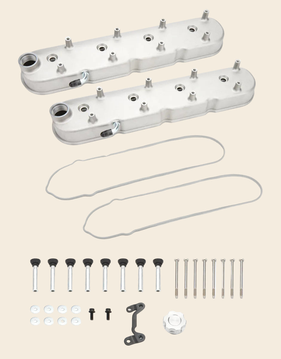 Specialty Products Valve Cover GM LS Tall Center Bolt Aluminum 8535