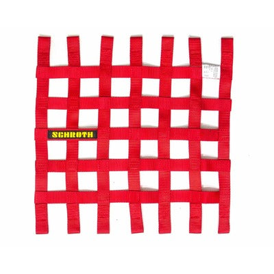 Schroth Window Net - Square 16" x 16" Red SR 09053-2